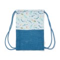LITTLE DUTCH. Σακίδιο-τσάντα παραλίας Ocean Sea Life Multi-colour