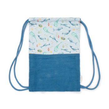 LITTLE DUTCH. Σακίδιο-τσάντα παραλίας Ocean Sea Life Multi-colour