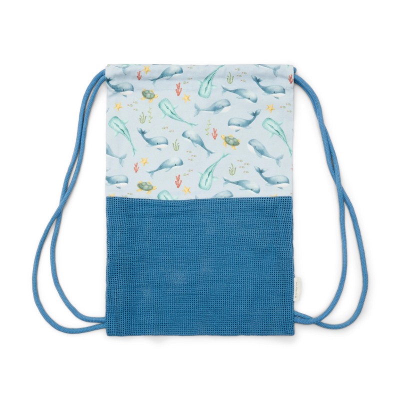 LITTLE DUTCH. Σακίδιο-τσάντα παραλίας Ocean Sea Life Multi-colour
