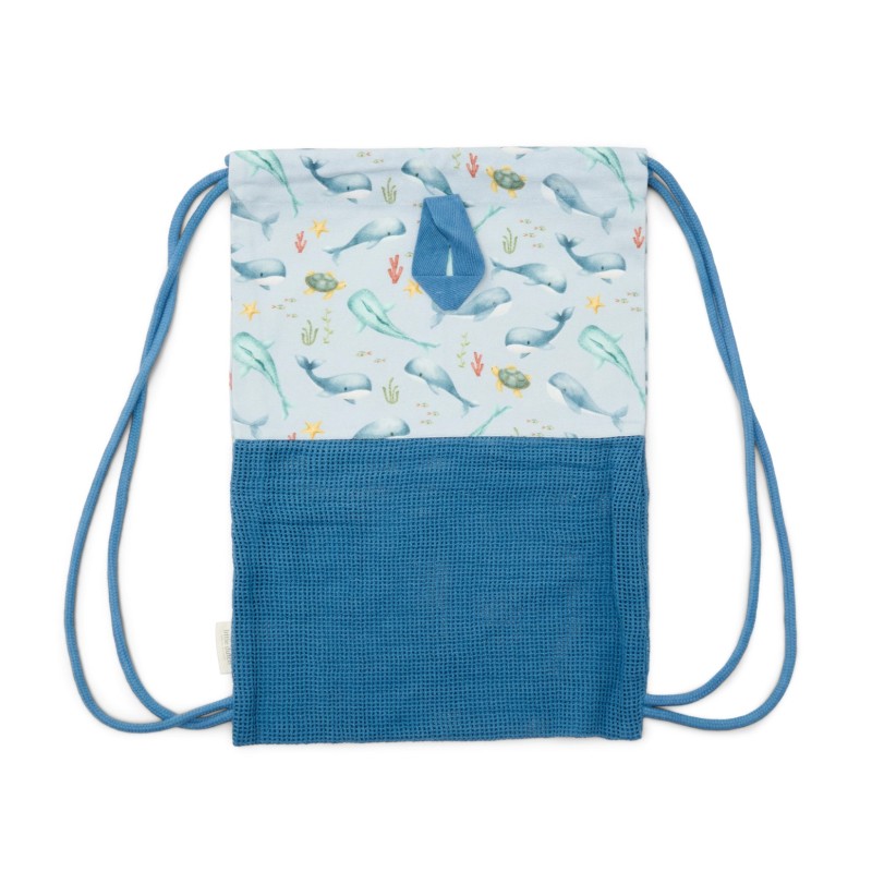 LITTLE DUTCH. Σακίδιο-τσάντα παραλίας Ocean Sea Life Multi-colour