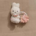 LITTLE DUTCH. Υφασμάτινη κουδουνίστρα με κρίκο Miffy - Lucky Blossom GRS