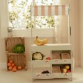 LITTLE DUTCH. Ξύλινος πάγκος αγοράς FSC