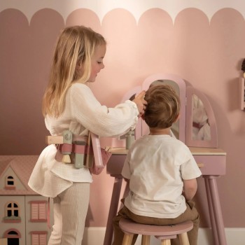 LITTLE DUTCH. Σετ κομμωτικής με ζώνη και ξύλινα αξεσουάρ FSC