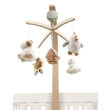 LITTLE DUTCH. Ξύλινο μόμπιλε κρεβατιού Little Farm FSC