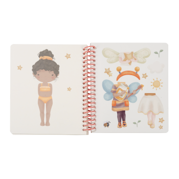 LITTLE DUTCH. Βιβλιαράκι Dress me up Rosa & Friends