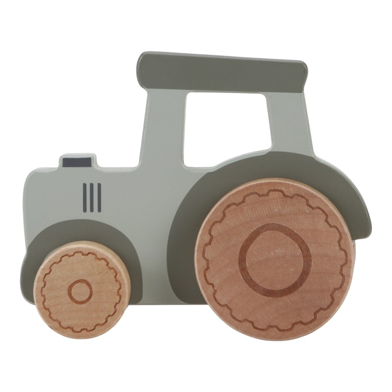 LITTLE DUTCH. Ξύλινο αυτοκινητάκι τρακτέρ Little Farm FSC