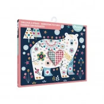 Auzou My Little Artist's Activity Kit - Rhinestone pictures (Δημιουργίες με Στρασάκια)