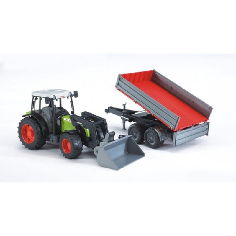 Bruder "Claas Nectis 267 F με Φορτωτή & Καρότσα" - 1:16