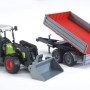 Bruder "Claas Nectis 267 F με Φορτωτή & Καρότσα" - 1:16