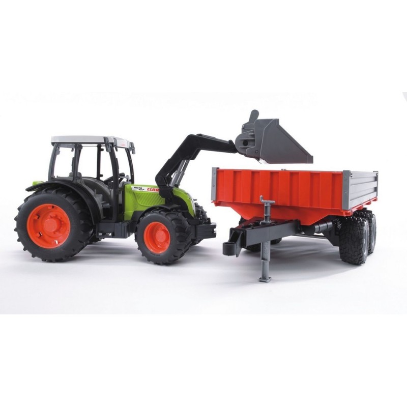 Bruder "Claas Nectis 267 F με Φορτωτή & Καρότσα" - 1:16