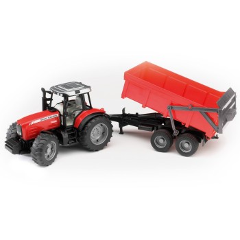 Bruder "Massey Ferguson 7480 με Καρότσα" - 1:16