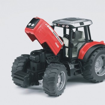 Bruder "Massey Ferguson 7480 με Καρότσα" - 1:16