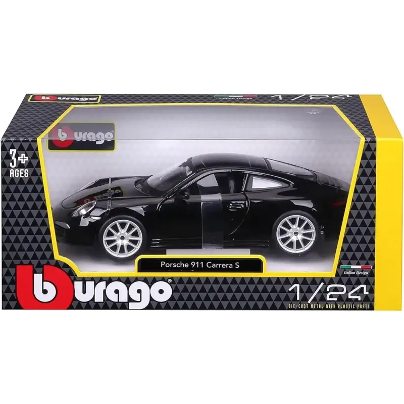 Bburago Porsche 911 Carrera S Black – 1:24