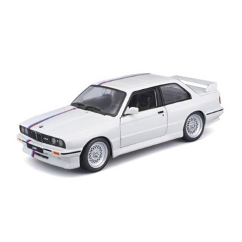 Bburago BMW M3 (1988) White  – 1:24