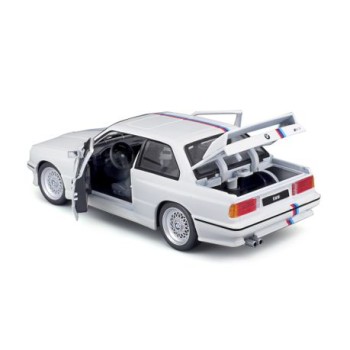 Bburago BMW M3 (1988) White  – 1:24