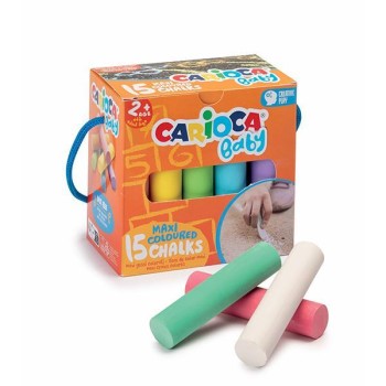 Carioca Baby Κιμωλίες maxi σετ 15τμχ