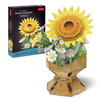  CubicFun 3D Puzzle "Flower Bouquet Sunflower"