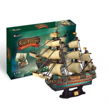 CubicFun 3D Puzzle "The Spanish Armada San Felipe"
