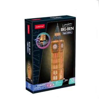 CubicFun 3D Puzzle LED Night Edition "Big Ben"