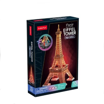 CubicFun 3D Puzzle LED Night Edition "Πύργος του Άιφελ"