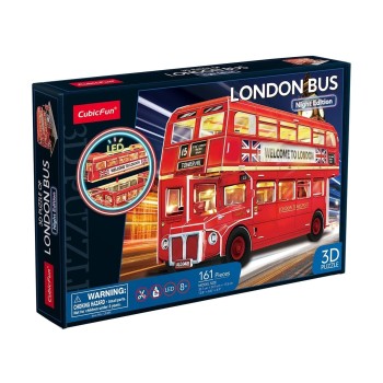 CubicFun 3D Puzzle LED Night Edition "London Bus"
