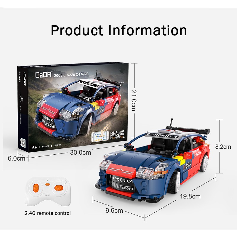 CaDA Citroen C4 WRC – Dual Mode Control CaDa