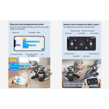 CaDa T-Rex Robot = Dual Mode Control 