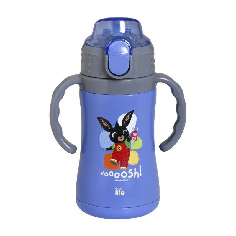 Eco Life Παιδικό Ανοξείδωτο Παγούρι Θερμός Kids Thermos "Bing - Voooosh" Blue 300ml