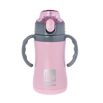 Eco Life Παιδικό  Ανοξείδωτο Παγούρι Θερμός Kids Thermos Pink 300ml