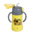 Eco Life Παιδικό Ανοξείδωτο Παγούρι Θερμός Kids Thermos "Masha - Save The Wild" Yellow 300ml