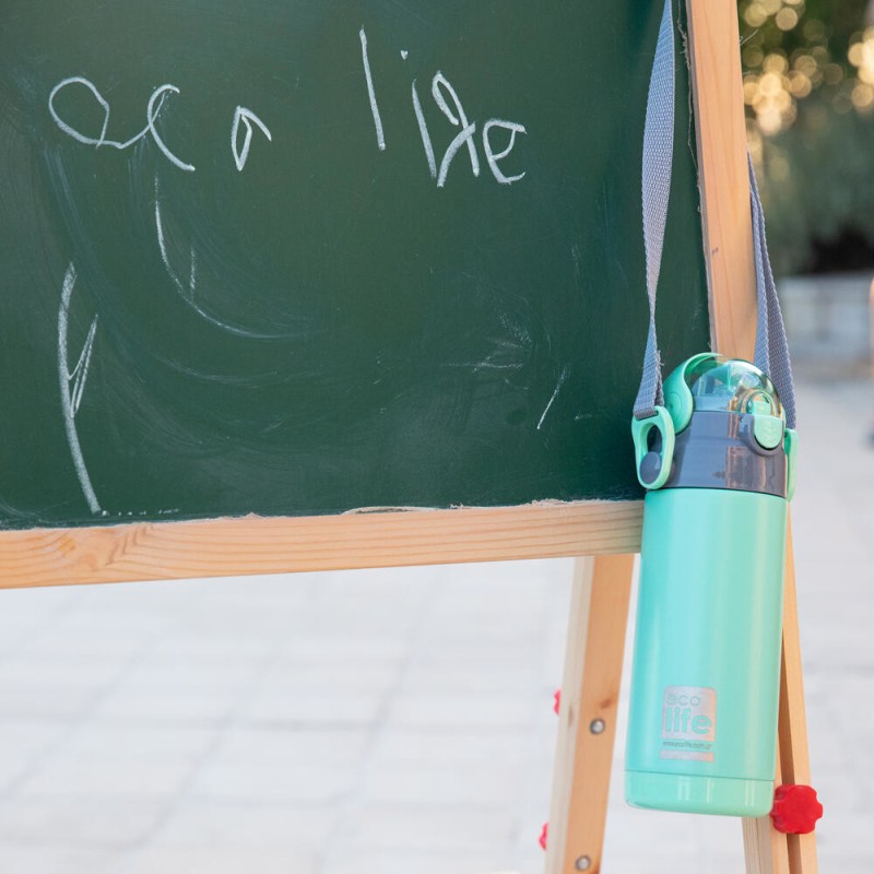 Eco Life Παιδικό  Ανοξείδωτο Παγούρι Θερμός Kids Thermos Mint 400ml