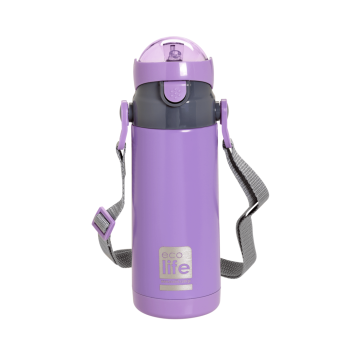 Eco Life Παιδικό  Ανοξείδωτο Παγούρι Θερμός Kids Thermos Lilac 400ml