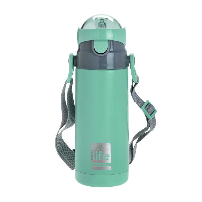 Eco Life Παιδικό  Ανοξείδωτο Παγούρι Θερμός Kids Thermos Mint 400ml