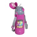 Eco Life Παιδικό Ανοξείδωτο Παγούρι Θερμός Kids Thermos "Masha - Earth First' 400ML" Magenta 400ml