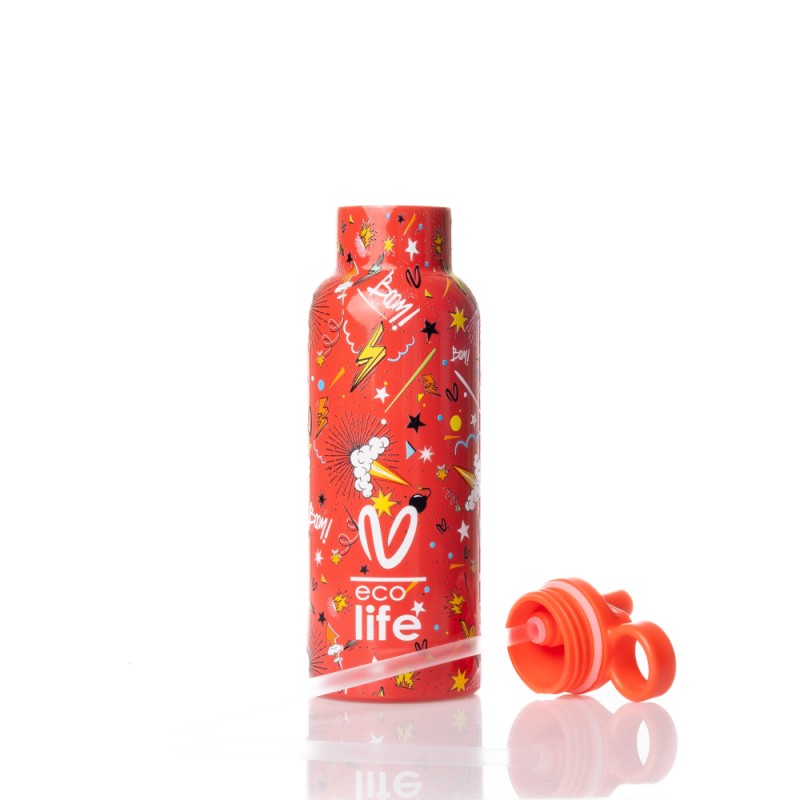 Eco Life x Vasiliki Ανοξείδωτο Παγούρι Θερμός Spitha 500ml