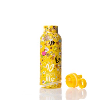 Eco Life x Vasiliki Ανοξείδωτο Παγούρι Θερμός Joy 500ml