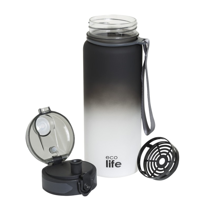 Eco Life Παγούρι Tritan Middle Grey 800ml