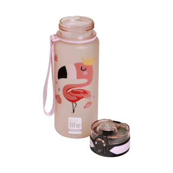Eco Life Παιδικό Παγούρι Tritan Flamingo 500ml