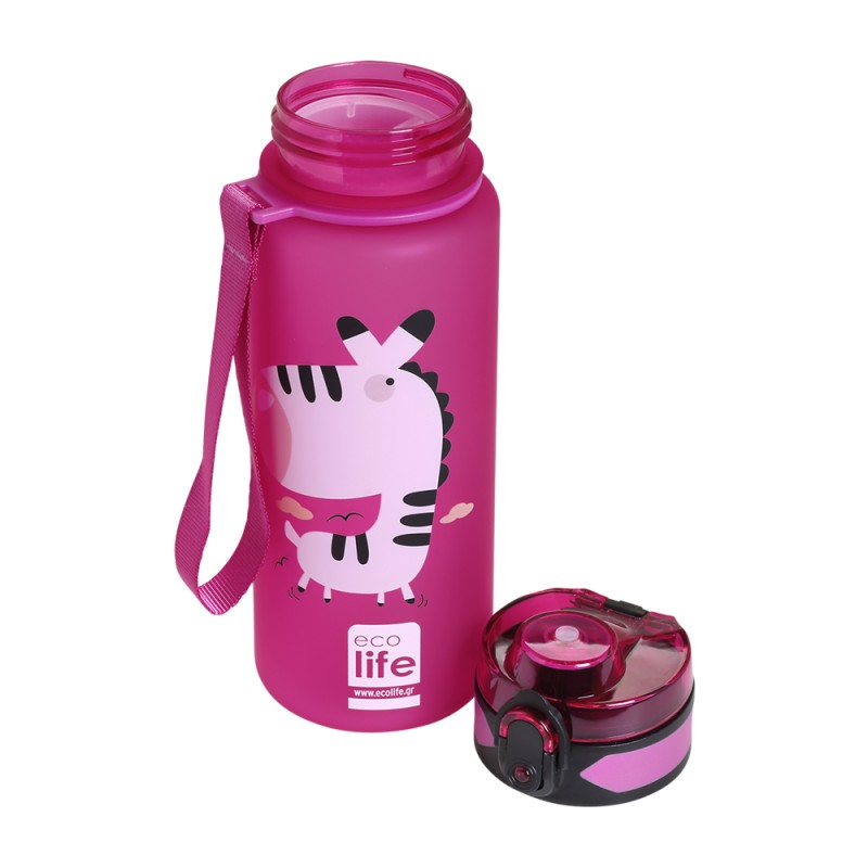 Eco Life Παιδικό Παγούρι Tritan Zebra 500ml