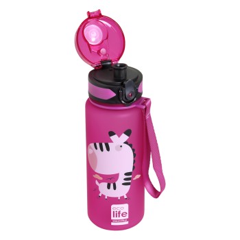 Eco Life Παιδικό Παγούρι Tritan Zebra 500ml