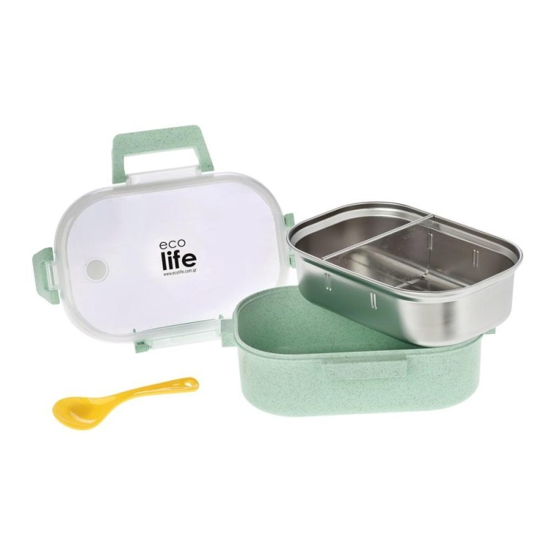 Eco Life Light Green Φαγητοδοχείο 900ml Με Χώρισμα