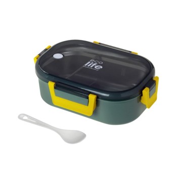Eco Life Forest Green Φαγητοδοχείο 900ml Με Χώρισμα