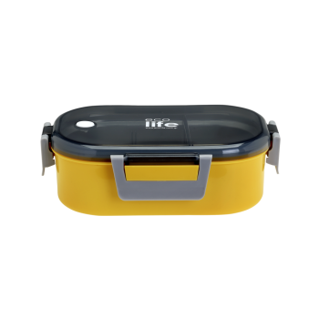 Eco Life Yellow Φαγητοδοχείο 900ml Με Χώρισμα