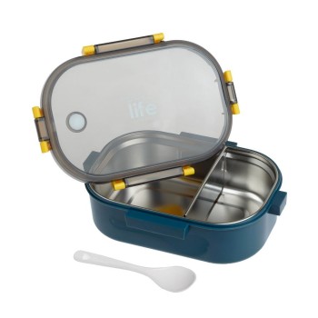 Eco Life Blue Φαγητοδοχείο 900ml Με Χώρισμα