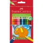 Faber-Castell Σετ Ξύλομπογιές Jumbo Triangular 12 Χρώματα 
