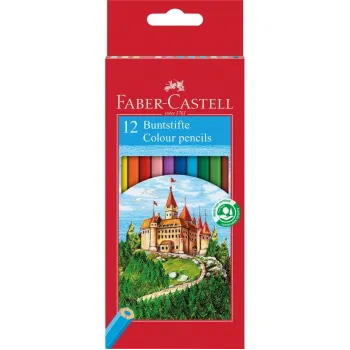Faber-Castell Σετ Ξύλομπογιές 12 Χρώματα 