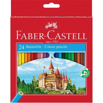 Faber-Castell Σετ Ξύλομπογιές 24 Χρώματα 