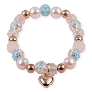 Great Pretenders Βραχιόλι Πέρλες "Καρδιά" 