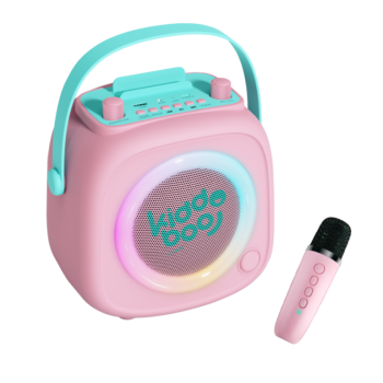 Kiddoboo KidsVoice BT Speaker & Mic "Pink"