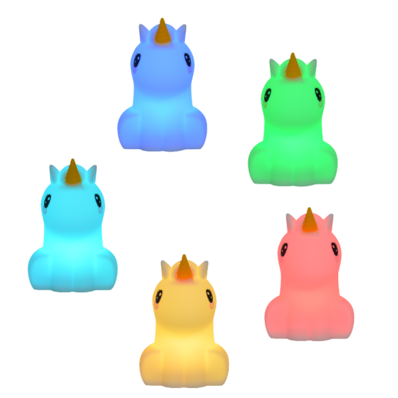 Kiddoboo Φωτιστικο RainbowTap Unicorn